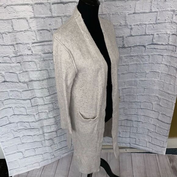 Calvin Klein jeans open front long cardigan sz S women - Picture 2 of 11